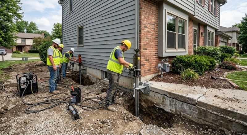 Basement Stabilization in Oak Harbor, WA