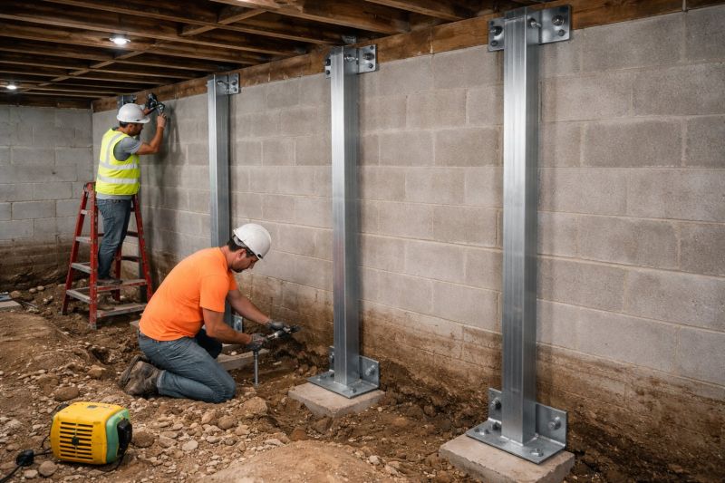 Basement Stabilization in Oak Harbor, WA