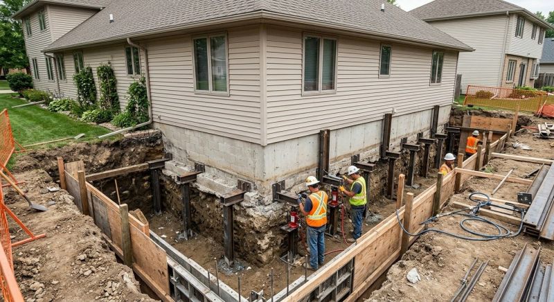 Basement Underpinning in Oak Harbor, WA