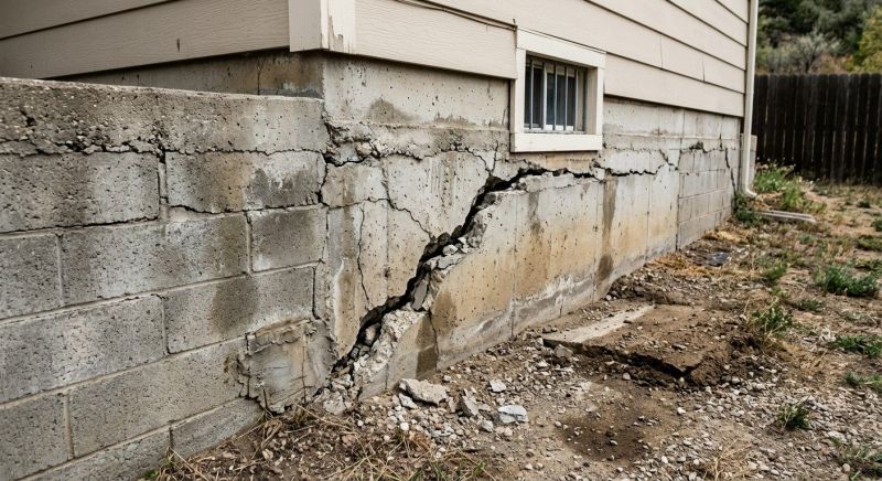 Cracked Foundation Repair in Anacortes, WA