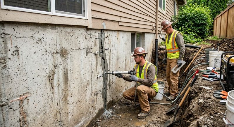 Cracked Foundation Repair in Oak Harbor, WA