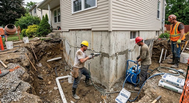 Cracked Foundation Repair in Port Hadlock, WA