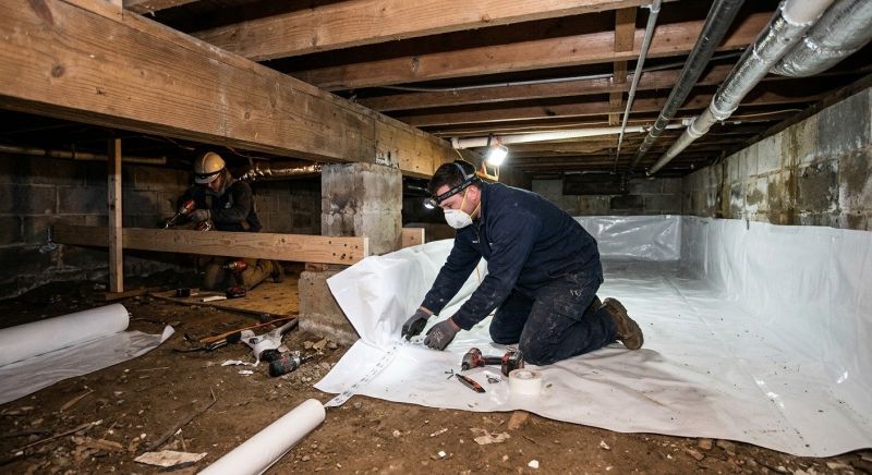 Crawl Space Leveling in Oak Harbor, WA