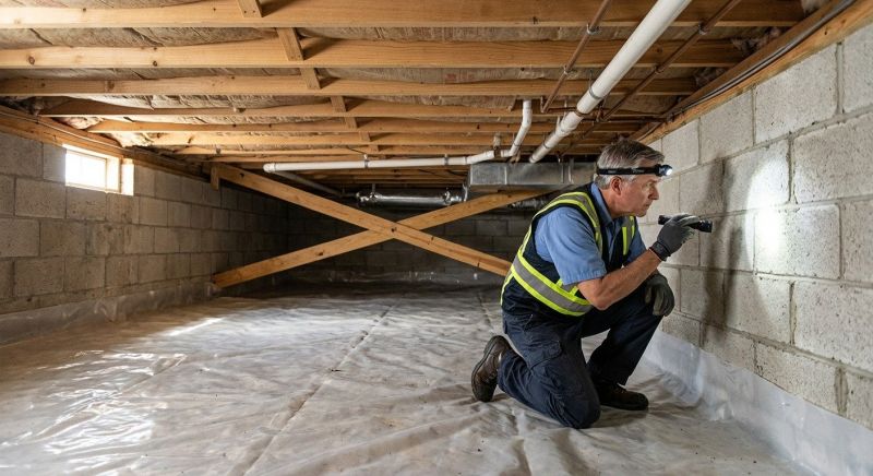 Crawl Space Leveling in Oak Harbor, WA