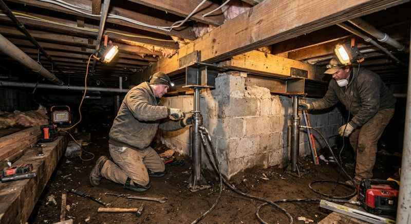 Crawlspace Foundation Repair in Port Hadlock, WA