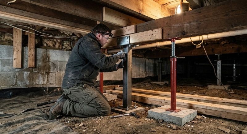 Crawlspace Structural Repair in Oak Harbor, WA