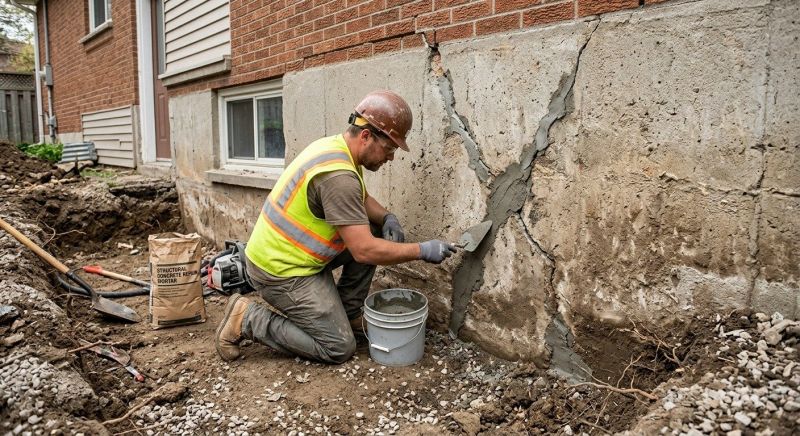 Foundation Crack Repair in Burlington, WA