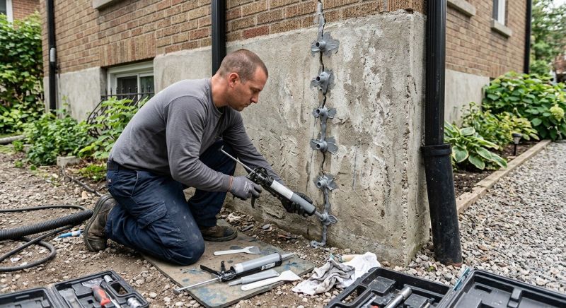 Foundation Crack Repair in Port Hadlock, WA