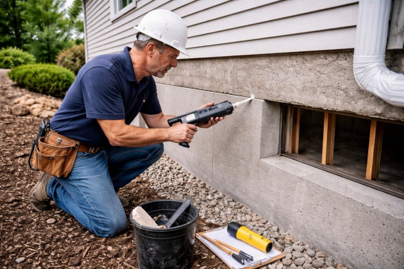Foundation Crack Sealing in Oak Harbor, WA