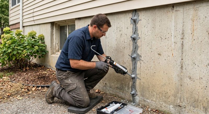 Foundation Crack Sealing in Oak Harbor, WA