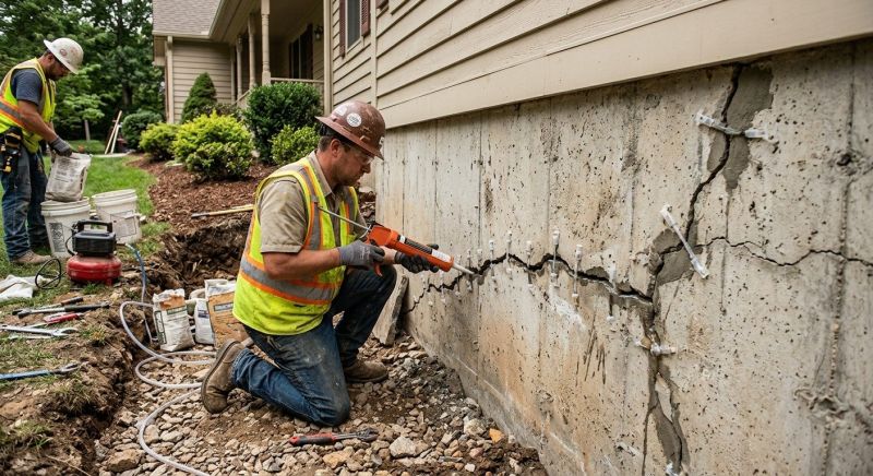 Foundation Cracks Repair in Oak Harbor, WA