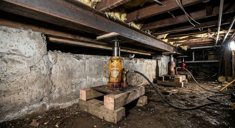 Foundation Jacking in Coupeville, WA