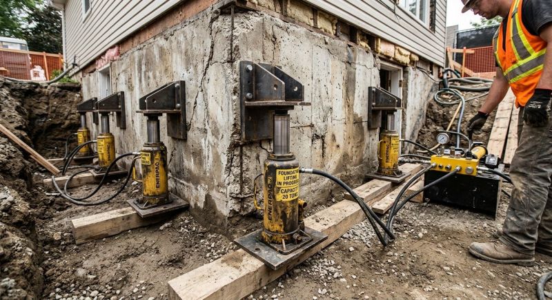 Foundation Jacking in Coupeville, WA