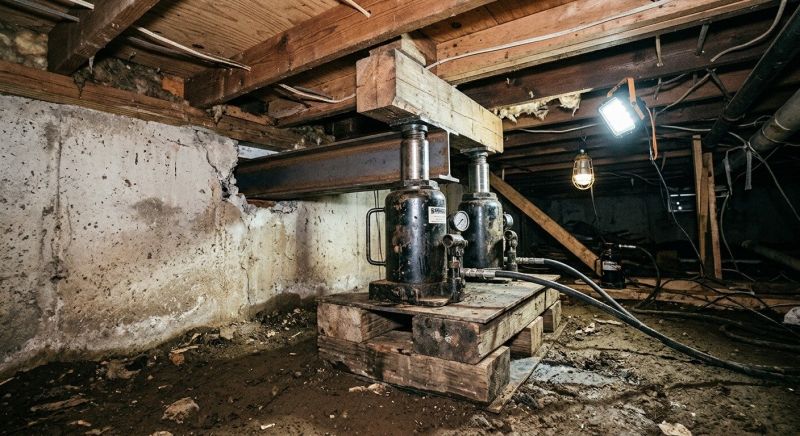 Foundation Jacking in Port Hadlock, WA