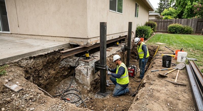Foundation Pier Repair in Oak Harbor, WA