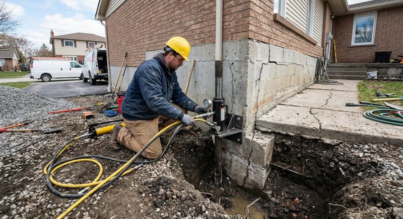 Foundation Settlement Repair in Oak Harbor, WA