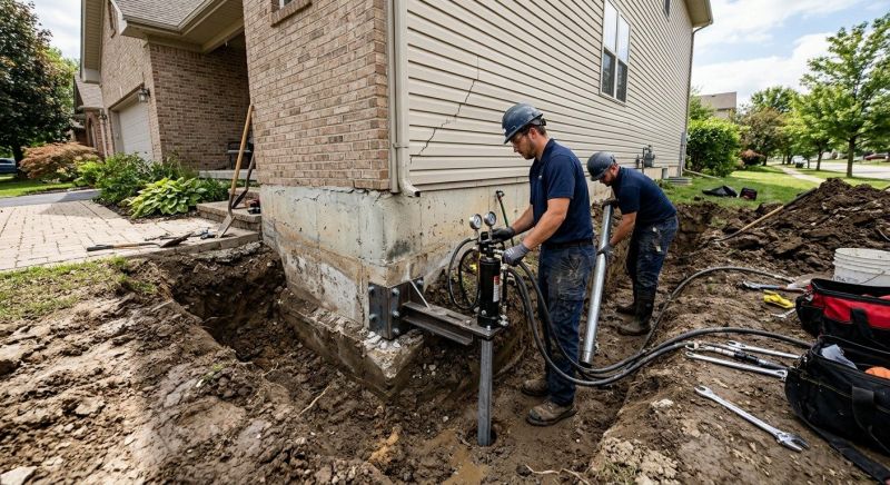 Foundation Settlement Repair in Oak Harbor, WA