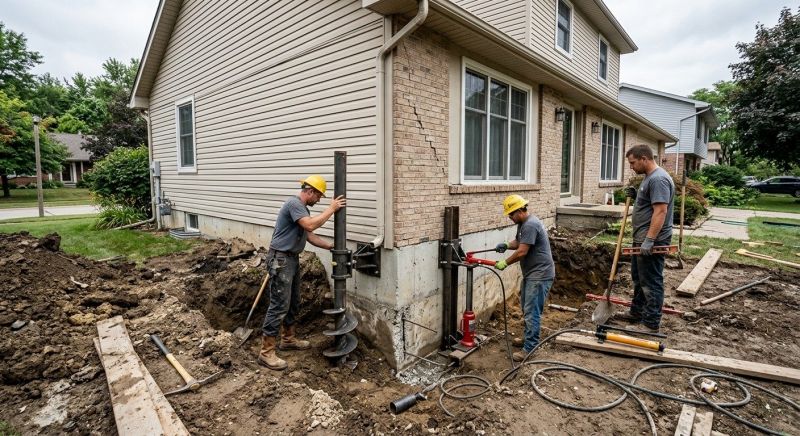 Foundation Settlement Repair in Oak Harbor, WA