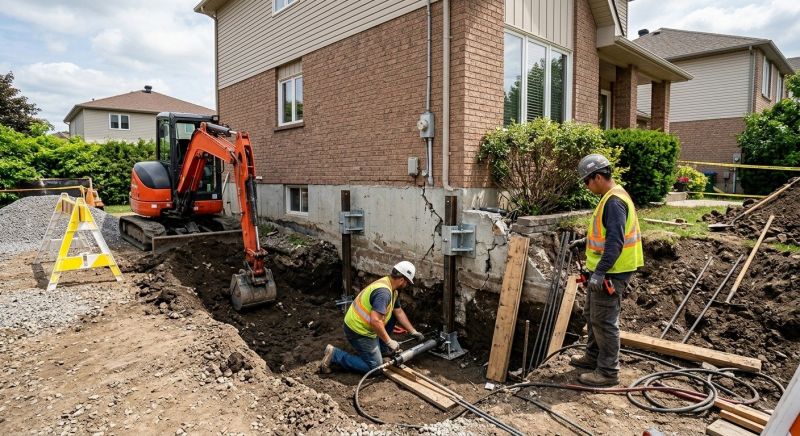 Foundation Settlement Repair in Oak Harbor, WA