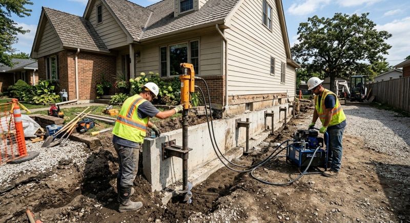 Foundation Stabilizing in Oak Harbor, WA