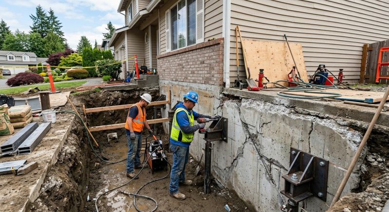 Foundation Structural Repair in Oak Harbor, WA