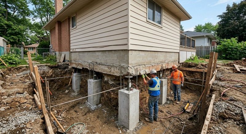 Foundation Underpinning in Oak Harbor, WA