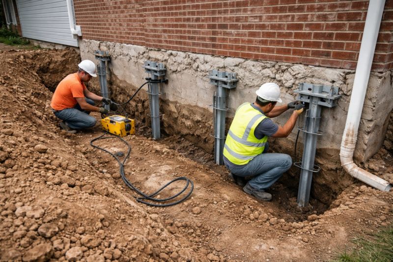Helical Piers Installation in Oak Harbor, WA