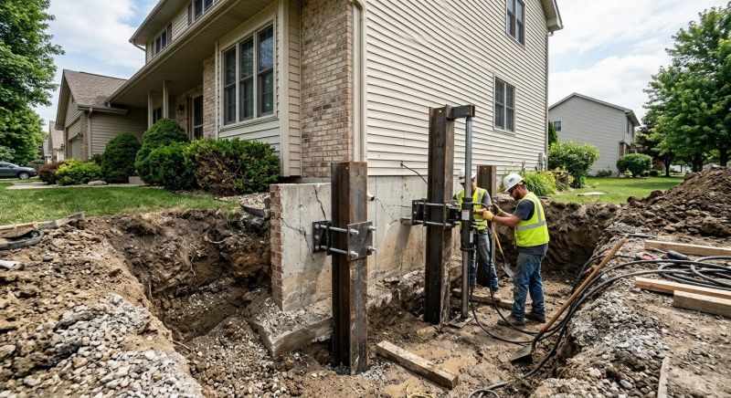 House Underpinning in Oak Harbor, WA