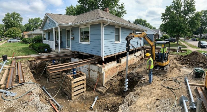 House Underpinning in Oak Harbor, WA