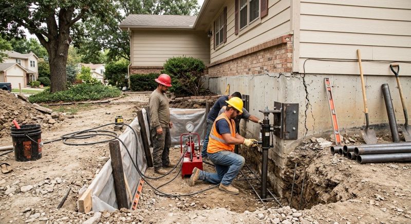 Leaking Foundation Repair in Oak Harbor, WA
