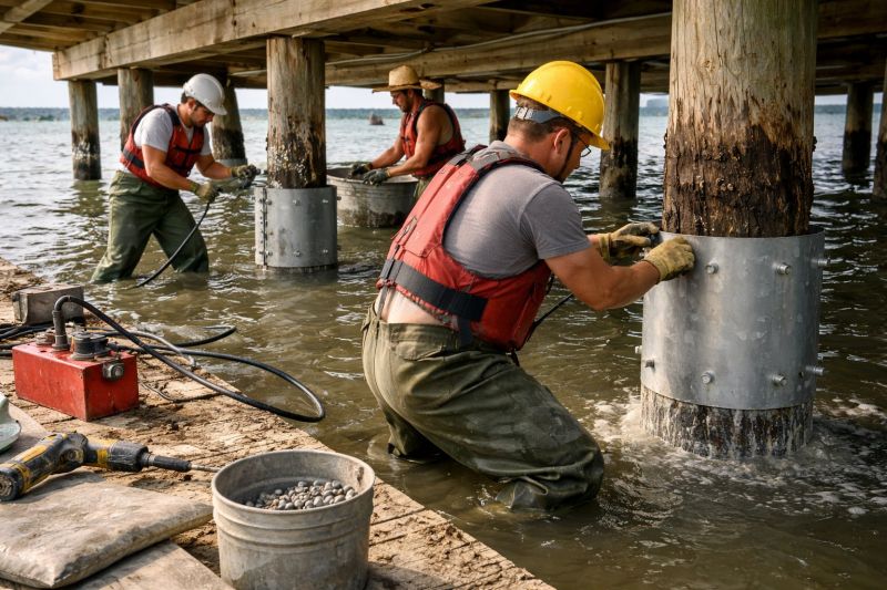 Piling Repair in Oak Harbor, WA