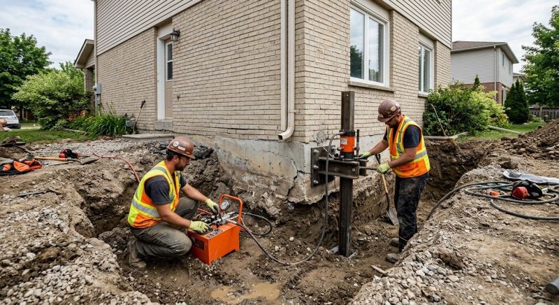 Sinking Foundation Lifting in Oak Harbor, WA