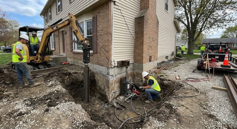 Sinking Foundation Repair in Langley, WA