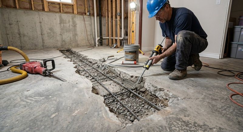Slab Foundation Repair in Oak Harbor, WA